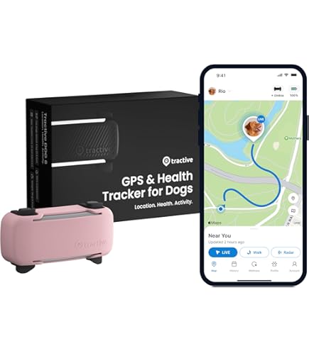 Amazon.com: Tractive Smart Dog GPS Tracker | Live Pet